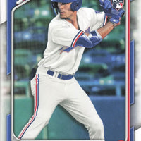 Texas Rangers 2024 Bowman Complete Mint 10 Card Team Set Featuring Rookie Cards of Owen White and Evan Carter Plus Corey Seager, Adolis Garcia and Others