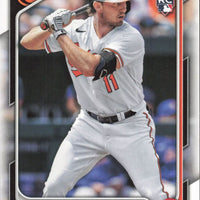 Baltimore Orioles 2024 Bowman 10 Card Team Set made by Topps with Adley Rutschman and Gunnar Henderson Plus Colton Cowser and Jordan Westburg Rookie Cards