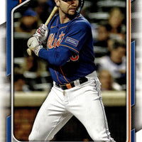 New York Mets 2024 Bowman 11 Card Team Set Made by Topps with Pete Alonso and Francisco Lindor plus a Ronny Mauricio Rookie Card and Prospect Cards of Luisangel Acuna and Others