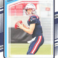 Drake Maye 2024 Donruss Rated Rookie Mint Rookie Card #379 Picturing him in his Blue New England Patriots Jersey
