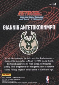 Giannis Antetokounmpo 2023 2024 Donruss Retro Card #23