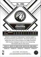 Anthony Edwards 2024 2025 Panini NBA Hoops Tribute Series Mint Card #286
