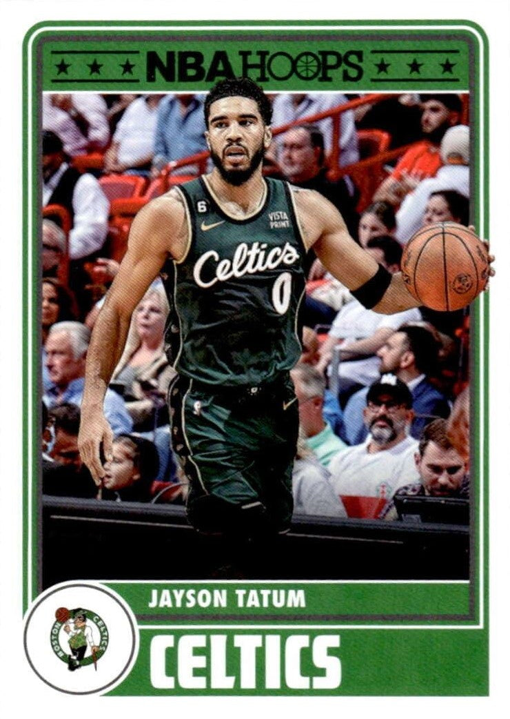 Jayson Tatum 2023 2024 HOOPS Basketball Series Mint Tribute Card #287