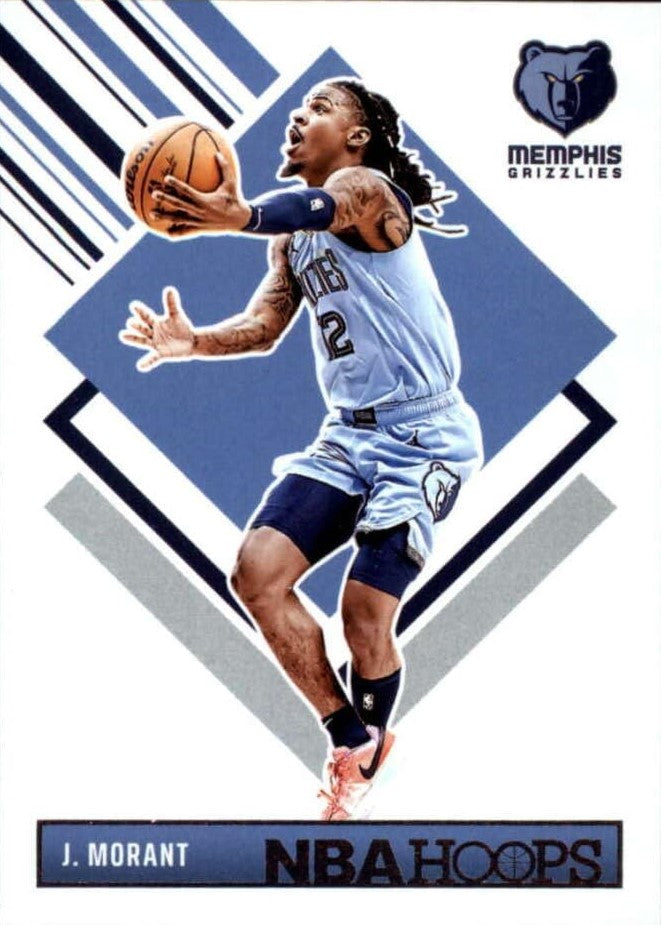 Ja Morant 2024 2025 Hoops Basketball Series Mint Tribute Subset Card #288