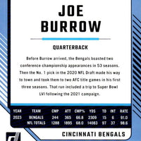 Joe Burrow 2024 Donruss Series Mint 5th Year Card #10