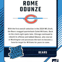 Chicago Bears 2024 Donruss Factory Sealed Team Set Featuring Rated Rookie Cards of Rome Odunze and Caleb Williams