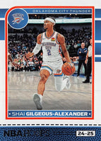 Shai Gilgeous-Alexander 2024 2025 Panini NBA Hoops Series Mint Card #126
