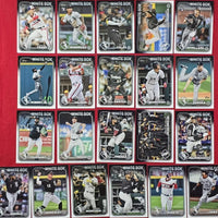 Chicago White Sox 2024 Topps Complete Mint Hand Collated 21 Card Team Set with Rookie Cards of Jose Rodriguez and Zach Remillard Plus