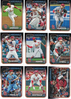 St. Louis Cardinals 2024 Topps Complete Mint 22 Card Hand Collated Team Set with Paul Goldschmidt Nolan Arenado and Others Plus Luken Baker, José Fermín, Drew Rom, Masyn Winn and Irving Lopez Rookies
