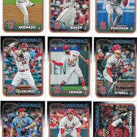 St. Louis Cardinals 2024 Topps Complete Mint 22 Card Hand Collated Team Set with Paul Goldschmidt Nolan Arenado and Others Plus Luken Baker, José Fermín, Drew Rom, Masyn Winn and Irving Lopez Rookies