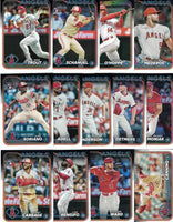 Los Angeles Angels 2024 Topps Complete Mint Hand Collated 25 Card Team Set
