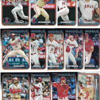 Los Angeles Angels 2024 Topps Complete Mint Hand Collated 25 Card Team Set