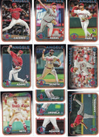 Los Angeles Angels 2024 Topps Complete Mint Hand Collated 25 Card Team Set
