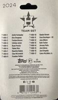 Houston Astros 2024 Topps Factory Sealed 17 Card Team Set Featuring Justin Verlander, Alex Bregman and Jose Altuve Plus Grae Kessinger Rookie Card
