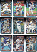 Los Angeles Dodgers 2024 Topps Complete Mint 29 Card Hand Collated Team Set Shohei Ohtani Freddie Freeman and Mookie Betts with Rookie Cards of Jonny Deluca Yoshinobu Yamamoto and Kyle Hurt Plus
