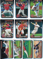 Cleveland Guardians 2024 Topps Complete Mint 21 Card Hand Collated Team Set Featuring Shane Bieber and José Ramírez with Rookie Cards of Gavin Williams and José Tena.Plus
