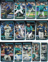 Seattle Mariners 2024 Topps Complete Mint 22 Card Hand Collated Team Set Featuring Julio Rodríguez, JP Crawford and Eugenio Suárez with 6 Rookie Cards Bryan Woo, Cade Marlowe and Emerson Hancock Plus
