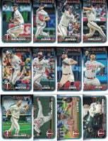 Minnesota Twins 2024 Topps Complete Mint 23 Card Hand Collated Team Set Featuring Byron Buxton, Alex Kirilloff and Carlos Correa with Rookie Cards of Jordan Balazovic and Kody Funderburk Plus
