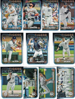 Detroit Tigers 2024 Topps Complete Mint 24 Card Hand Collated Team Set with Tarik Skubal Miguel Cabrera and Javier Báez Plus 6 Rookie Cards Brendan White Riley Greene Reese Olson Brenan Hanifee
