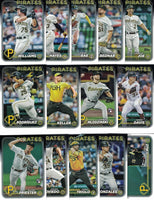 Pittsburgh Pirates 2024 Topps Complete Mint 25 Card Hand Collated Team Set Featuring Oneil Cruz, KeBryan Hayes,and Andrew McCutchen with 10 Rookie Cards Endy Rodríguez, Henry Davis, Jared Triolo Plus
