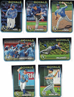 Kansas City Royals 2024 Topps Complete Mint 25 Card Hand Collated Team Set with Salvador Perez, Bobby Witt Jr and Zack Greinke Plus 10 Rookie Cards Alec Marsh, Steven Cruz, Logan Porter and More
