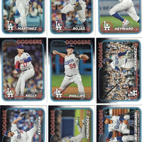 Los Angeles Dodgers 2024 Topps Complete Mint 29 Card Hand Collated Team Set Shohei Ohtani Freddie Freeman and Mookie Betts with Rookie Cards of Jonny Deluca Yoshinobu Yamamoto and Kyle Hurt Plus