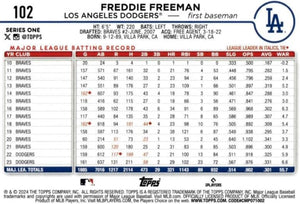 Freddie Freeman 2024 Topps Baseball Mint Card #102