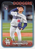 Los Angeles Dodgers 2024 Topps Complete Mint 29 Card Hand Collated Team Set Shohei Ohtani Freddie Freeman and Mookie Betts with Rookie Cards of Jonny Deluca Yoshinobu Yamamoto and Kyle Hurt Plus
