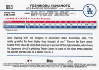 Los Angeles Dodgers 2024 Topps Complete Mint 29 Card Hand Collated Team Set Shohei Ohtani Freddie Freeman and Mookie Betts with Rookie Cards of Jonny Deluca Yoshinobu Yamamoto and Kyle Hurt Plus
