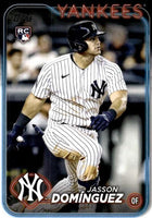 New York Yankees 2024 Topps Complete Mint Hand Collated 21 Card Team Set Featuring 3 Different Aaron Judge Cards Plus Gerrit Cole and Rookie Cards of Clay Holmes, Austin Wells and Jasson Dominguez
