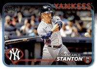 New York Yankees 2024 Topps Complete Mint Hand Collated 21 Card Team Set Featuring 3 Different Aaron Judge Cards Plus Gerrit Cole and Rookie Cards of Clay Holmes, Austin Wells and Jasson Dominguez
