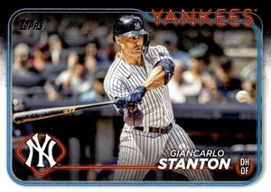 New York Yankees 2024 Topps Complete Mint Hand Collated 21 Card Team Set Featuring 3 Different Aaron Judge Cards Plus Gerrit Cole and Rookie Cards of Clay Holmes, Austin Wells and Jasson Dominguez