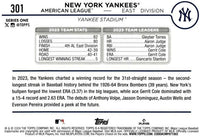 New York Yankees 2024 Topps Complete Mint Hand Collated 21 Card Team Set Featuring 3 Different Aaron Judge Cards Plus Gerrit Cole and Rookie Cards of Clay Holmes, Austin Wells and Jasson Dominguez
