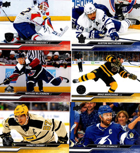 2023 2024 Upper Deck Hockey Series Complete Mint Basic 600 Card Set with Series #1, 2 and Extended