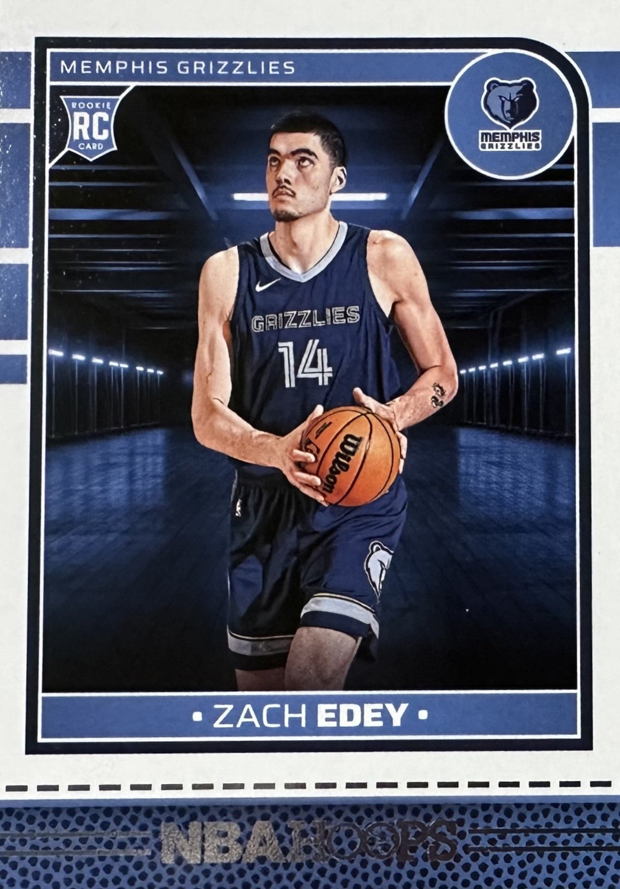 Zach Edey 2024 2025 Hoops Basketball Series Mint Rookie Card #239