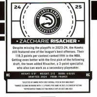 Atlanta Hawks 2024 2025 Hoops Factory Sealed Team Set with Trae Young and Rookie Cards of #1 Overall NBA Draft Pick Zaccharie Risacher and Nikola Djurisic Plus
