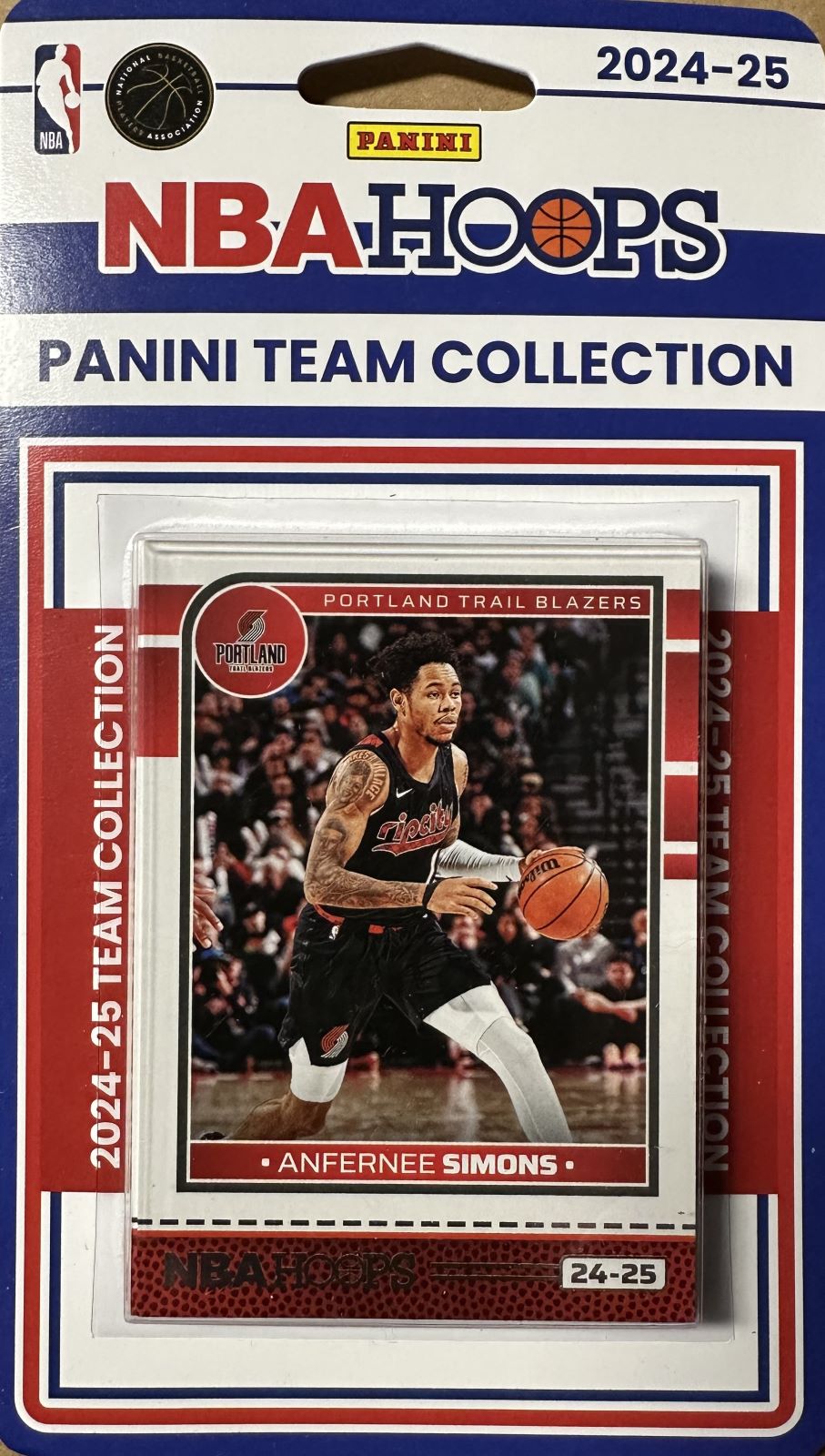 Portland Trail Blazers 2024 2025 Hoops Factory Sealed Team Set Featuring Scoot Henderson and Deandre Ayton with Donovan Clingan Rookie Card Plus