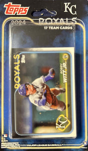 Kansas City Royals 2024 Topps Factory Sealed 17 Card Team Set with Rookie Cards of Samad Taylor and Alec Marsh Plus