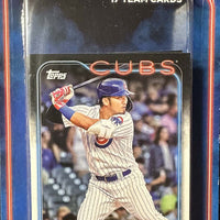 Chicago Cubs 2024 Topps Factory Sealed 17 Card Team Set with Dansby Swanson and a Daniel Palencia Rookie Card Plus