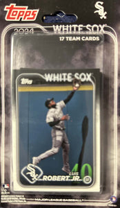 Chicago White Sox 2024 Topps Factory Sealed 17 Card Team Set with Rookie Cards of Jose Rodriguez and Zach Remillard Plus