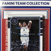 Minnesota Timberwolves 2024 2025 Hoops Factory Sealed Team Set Featuring Anthony Edwards and Jaden McDaniels with Rookie Cards of Terrence Shannon Jr. and Rob Dillingham Plus