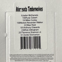 Minnesota Timberwolves 2024 2025 Hoops Factory Sealed Team Set Featuring Anthony Edwards and Jaden McDaniels with Rookie Cards of Terrence Shannon Jr. and Rob Dillingham Plus
