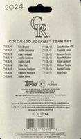 Colorado Rockies 2024 Topps Factory Sealed 17 Card Team Set with a Rookie Card of Coco Montes Plus
