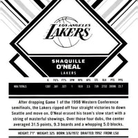 Shaquille O'Neal 2024 2025 Hoops Series Mint Tribute Card #296