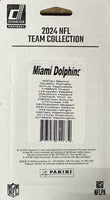 Miami Dolphins 2024 Donruss Factory Sealed Team Set Featuring Tua Tagovailoa, Jaylen Waddle and Hall of Famer Dan Marino Plus 4 Rated Rookie Cards including Jaylen Wright and Chop Robinson Plus
