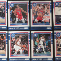Philadelphia 76ers 2024 2025 Hoops Factory Sealed Team Set Featuring Joel Embiid and Tyrese Maxey with Adem Bon and Jared McCain Rookie Cards Plus