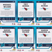 Arizona Cardinals 2024 Donruss Factory Sealed Team Set Featuring Kyler Murray and 5 Rated Rookie Cards with  Marvin Harrison Jr. and Trey Benson Plus