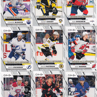 2023 2024 O Pee Chee OPC Hockey Complete Mint 600 Card Set with Short Printed Marquee Rookies including Connor Bedard #582 and Stars