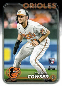 Baltimore Orioles 2024 Topps Complete Mint Hand Collated 24 Card Team Set Featuring Adley Rutschman and Gunnar Henderson with Rookie Cards of Colton Cowser, Jordan Westburg, Heston Kjerstad Plus