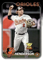 Baltimore Orioles 2024 Topps Complete Mint Hand Collated 24 Card Team Set Featuring Adley Rutschman and Gunnar Henderson with Rookie Cards of Colton Cowser, Jordan Westburg, Heston Kjerstad Plus
